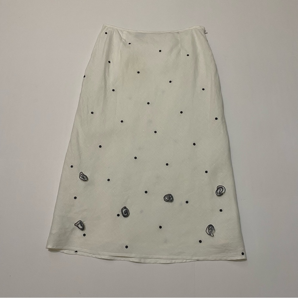 Richard Malcom white & black skirt size 6 - Picture 2 of 5